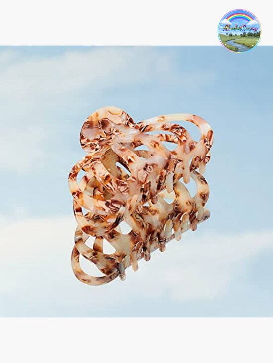 Large Claw Clip - Jellyfish Hair Clip for Thick Hair, Unique Style